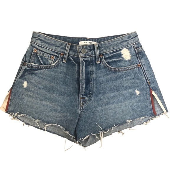 GRLFRND Cindy High-Rise Cut Off Short in Nobody Does it Better - Picture 2 of 16